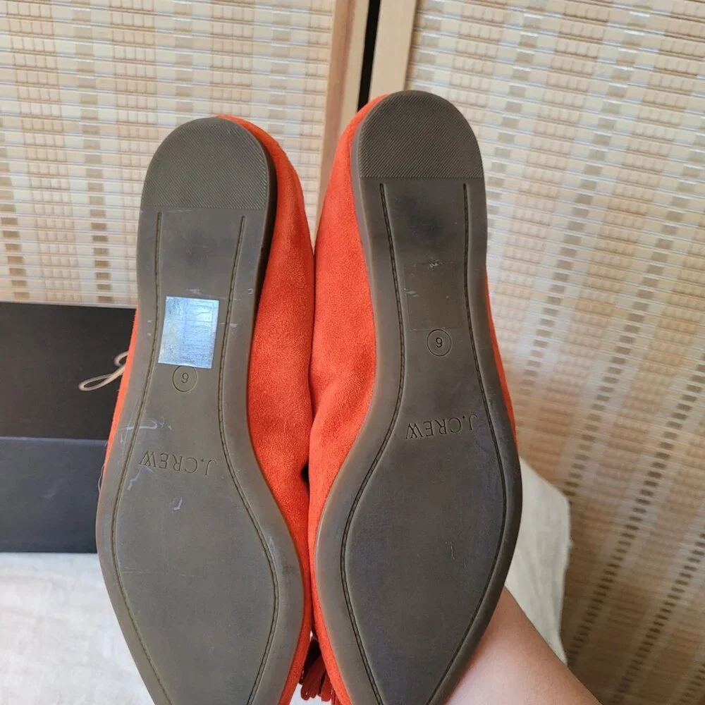 J.CREW Suede Flats with Tassel Detail - Picture 5 of 5